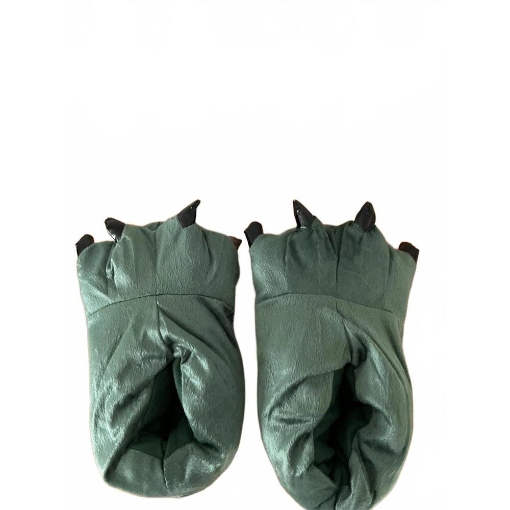 Green Dinosaur Claw Slippers